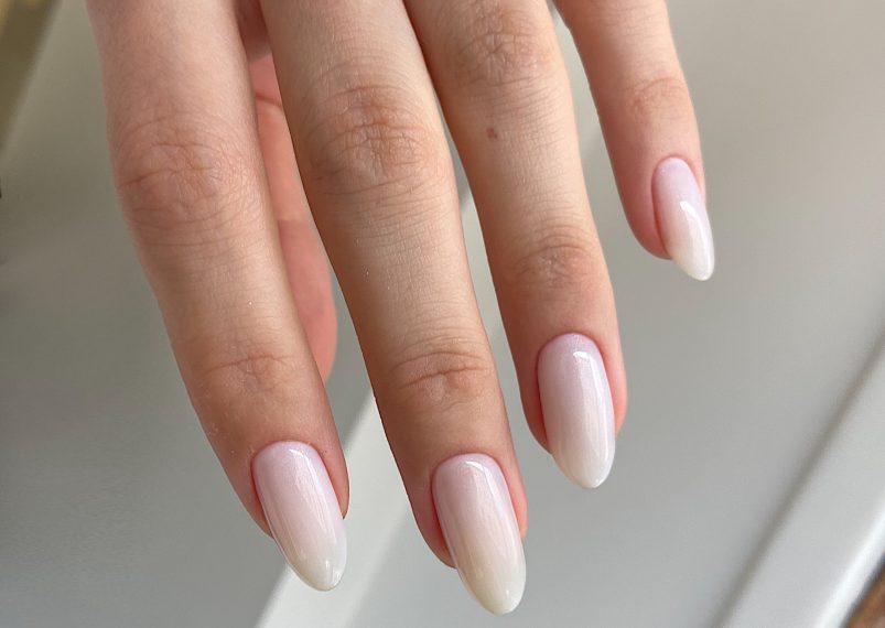 pointed russian manicure